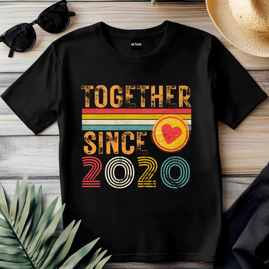 2020 To Anniversary T-Shirt, Matching Anniversary Shirts, Custom Anniversary Shirt Gift For Couple, Wifey and Hubby Tee,