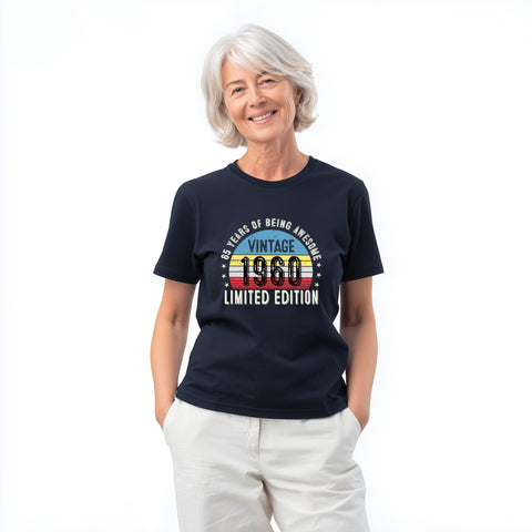 1960 65th Birthday T-Shirt | Funny 65th Gifts for Him, Gifts for Him | Classic 65th T-Shirt for Men