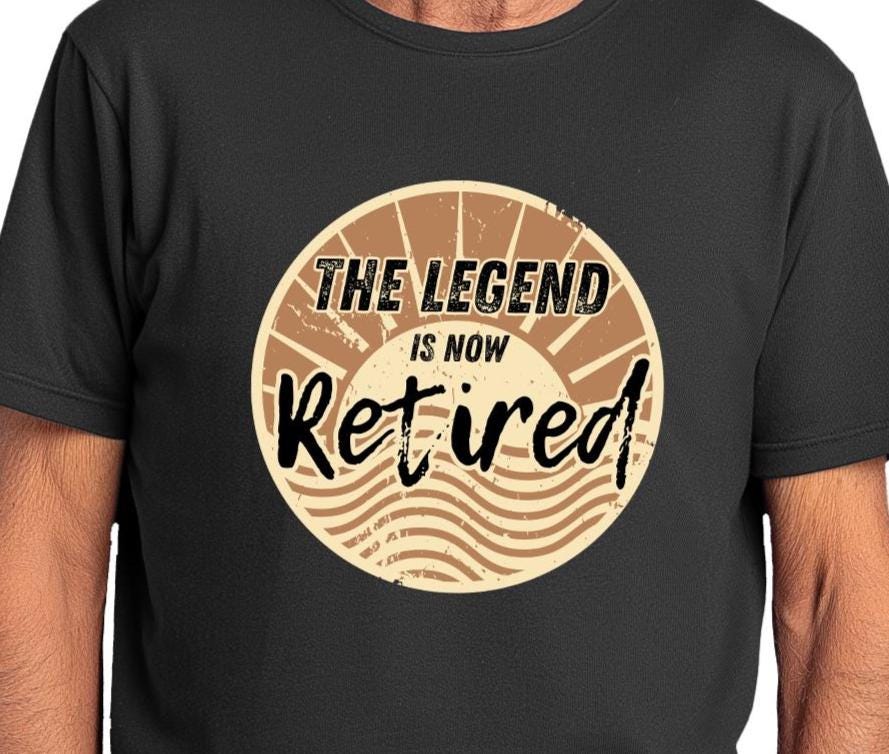 Officially Retired T-Shirt, Retirement Gift for Men & Women