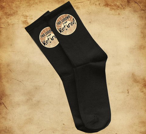 Officially Retired Socks – Funny Retirement Gift for Men & Women | Retirement Socks | Leaving Present | Happy Retirement Keepsake