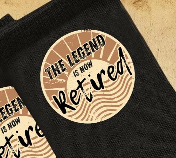 Officially Retired Socks – Funny Retirement Gift for Men & Women | Retirement Socks | Leaving Present | Happy Retirement