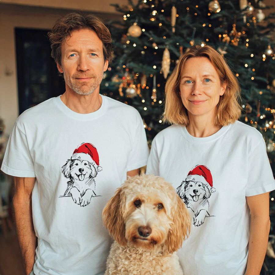 Cute Cavapoo Dog Christmas T-Shirt | Holiday Gift