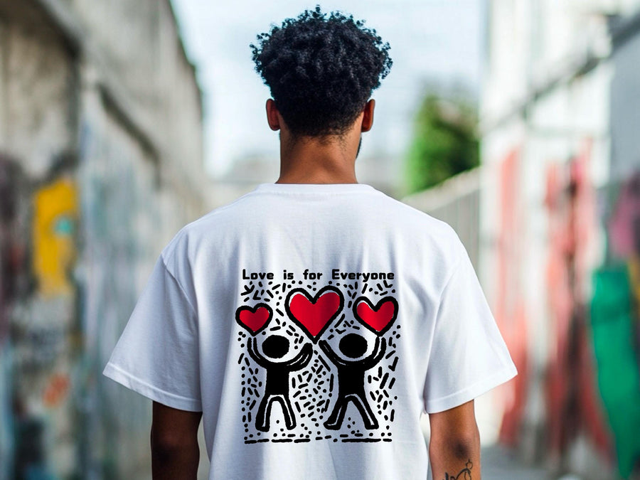 Keith Haring Inspired T-Shirt – Love is for Everyone Pop Art Tee