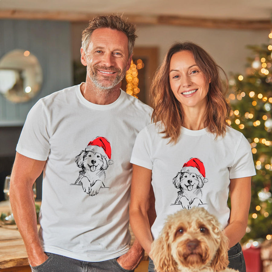 Cute Cavapoo Dog Christmas T-Shirt | Holiday Gift