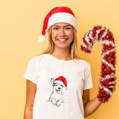 Jack Russell Christmas T Shirt | Cute Jack Russell Dog Xmas Tshirt | Funny Holiday Shirt For Dog Lovers | Gift For Men Women Kids