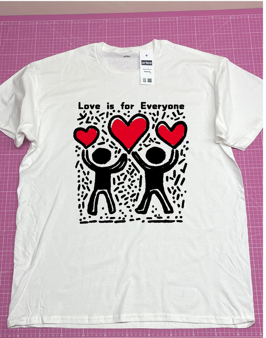 Keith Haring Inspired T-Shirt – Love is for Everyone Pop Art Tee