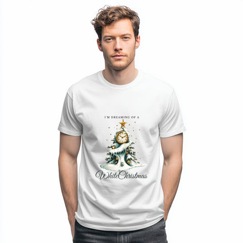 I’m Dreaming of a White Christmas T-Shirt – Festive Holiday Tee, Vintage Christmas Shirt, Merry Christmas Top, Cute Xmas Gift for Her
