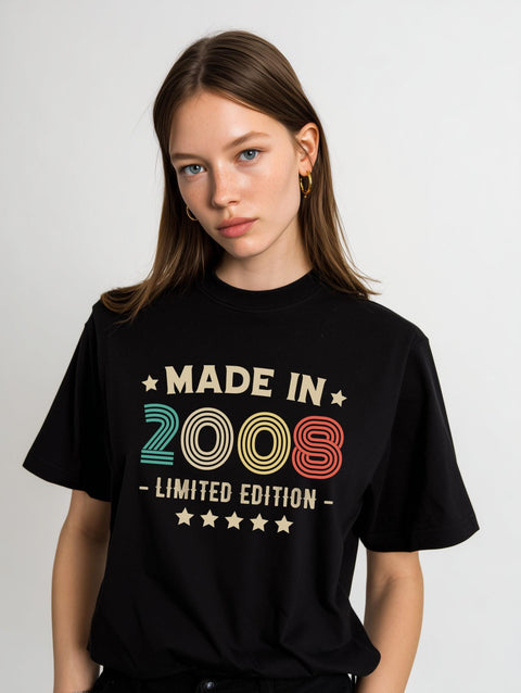 2008 18th Birthday T-Shirt | Funny 18th Gifts for Him, Gifts for Him | Classic 18th T-Shirt for Men