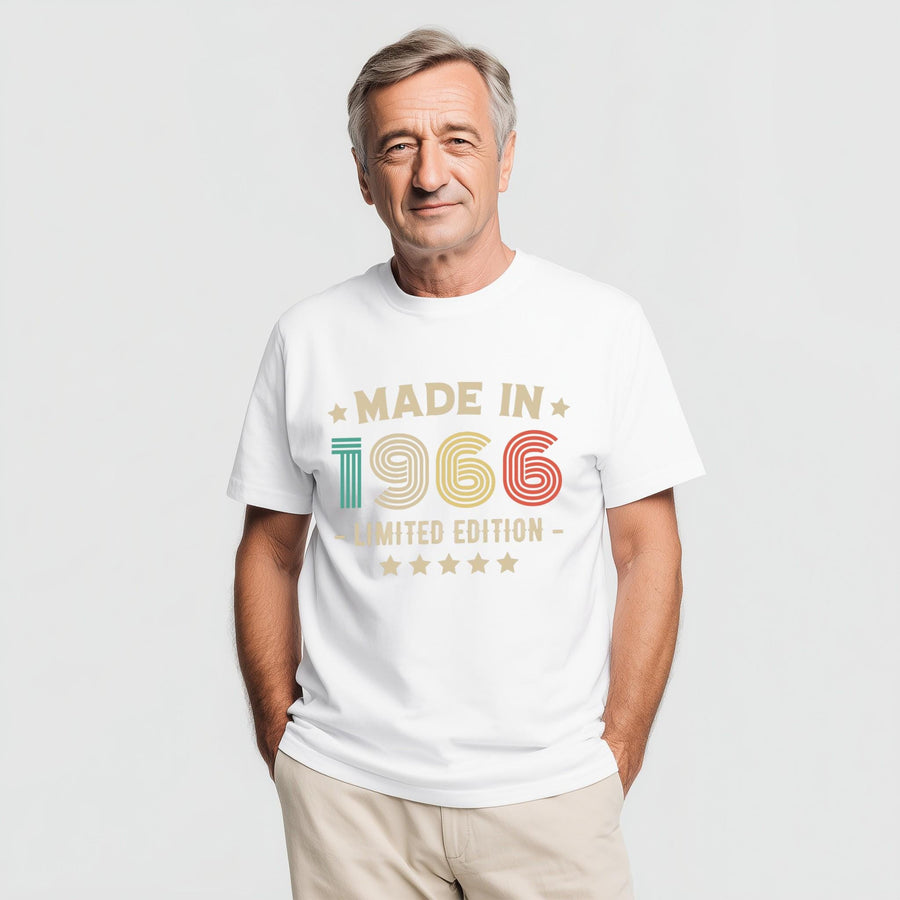 1966 60th Birthday T-Shirt | Funny 60th Gifts for Him and Her | Classic Birthday Shirt for Men and Women