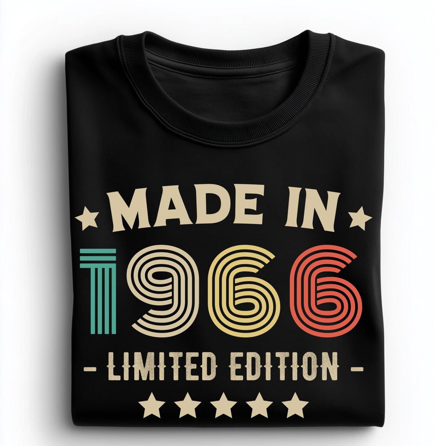 1966 60th Birthday T-Shirt | Funny 60th Gifts for Him and Her | Classic Birthday Shirt for Men and Women