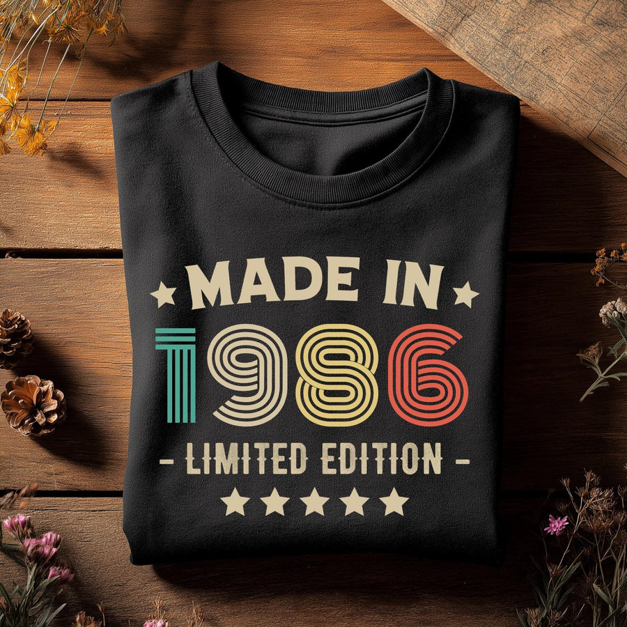 1986 40th Birthday T-Shirt | Funny 40th Gifts for Him and Her | Classic Birthday Shirt for Men and Women