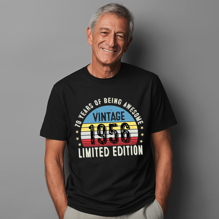 1956 70th Birthday T-Shirt | Funny 70th Gifts for Him and Her | Classic 70th T-Shirt for Men and Women