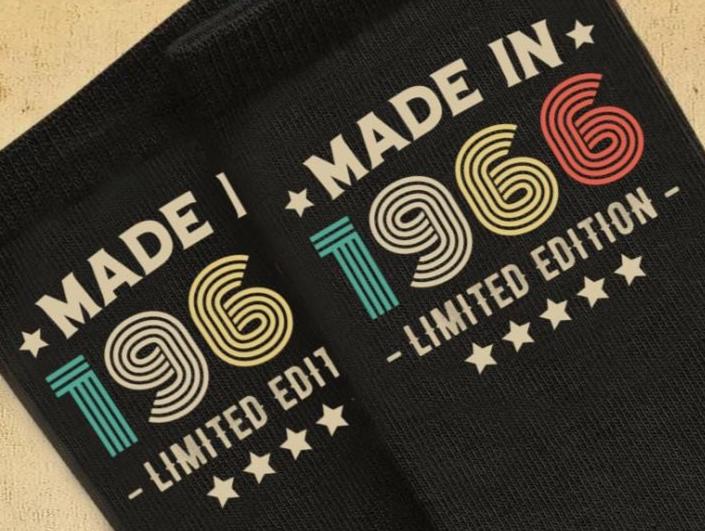 60th Birthday Socks | Limited Edition Made In 1966