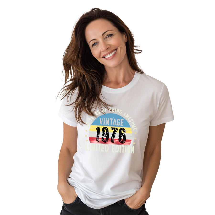 Vintage 1976 50th Birthday T-Shirt | Funny Gift for Dad