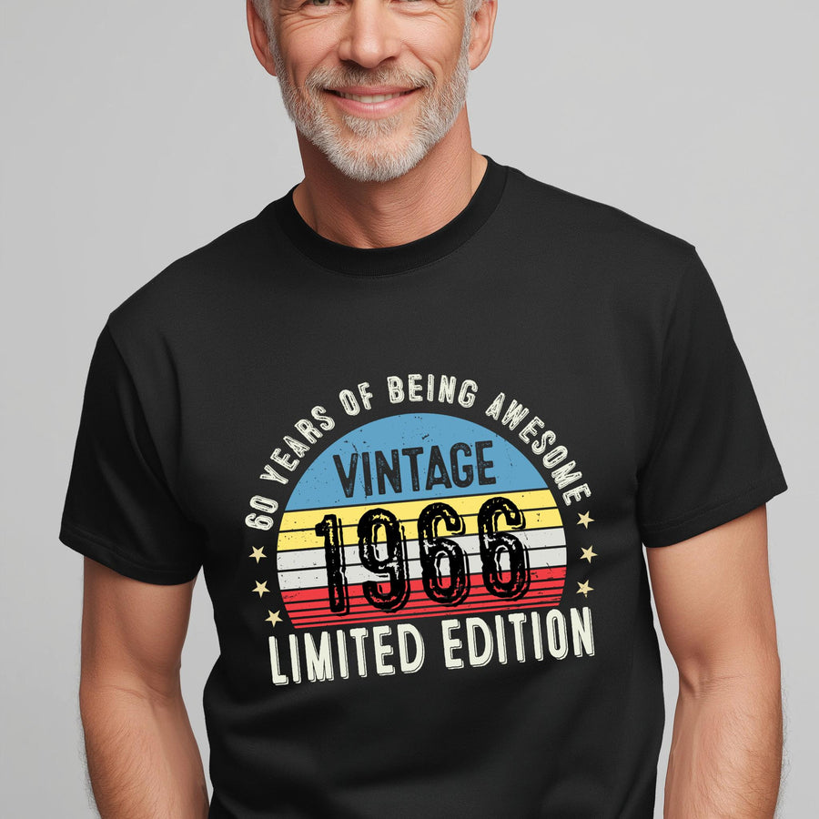 Vintage 1966 60th Birthday T-Shirt | Gift for Dad