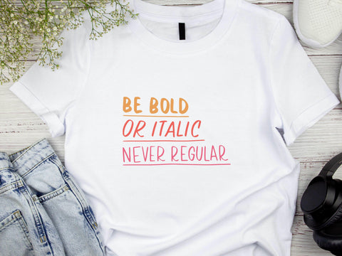 Graphic Designer T-Shirt, Bold Typography Tee