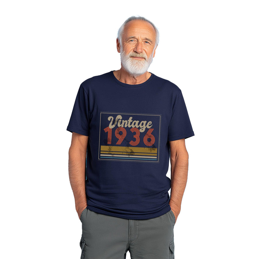 Vintage 1936 Shirt, 90th Birthday Gift, Retro 1936 T-Shirt, Classic Year Tee, Born in 1936, Unisex Vintage Shirt