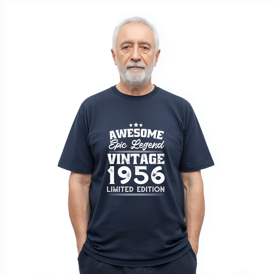 70th Birthday Gift 1956, Vintage 1956 Shirt, Born in 1956 Tee, Gift for 70 Year Old, Epic Legend T-Shirt