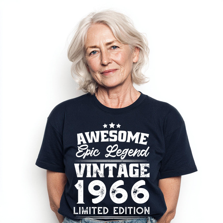 60th Birthday Gift 1966, Born in 1966 Shirt, Vintage 1966 T-Shirt, Gift for 60 Year Old, Epic Legend Tee