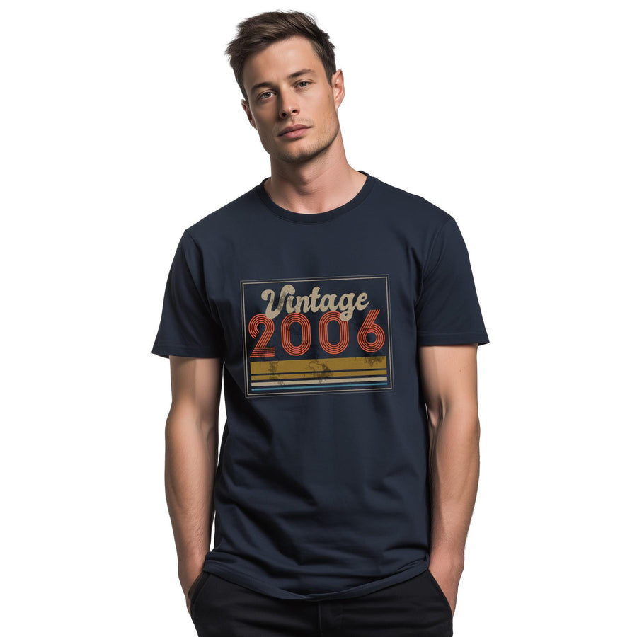 Vintage 2006 T Shirt, 18th Birthday Gift, Born 2006 Tee, Unisex Retro Birthday Shirt, 18 Year Old Gift Idea