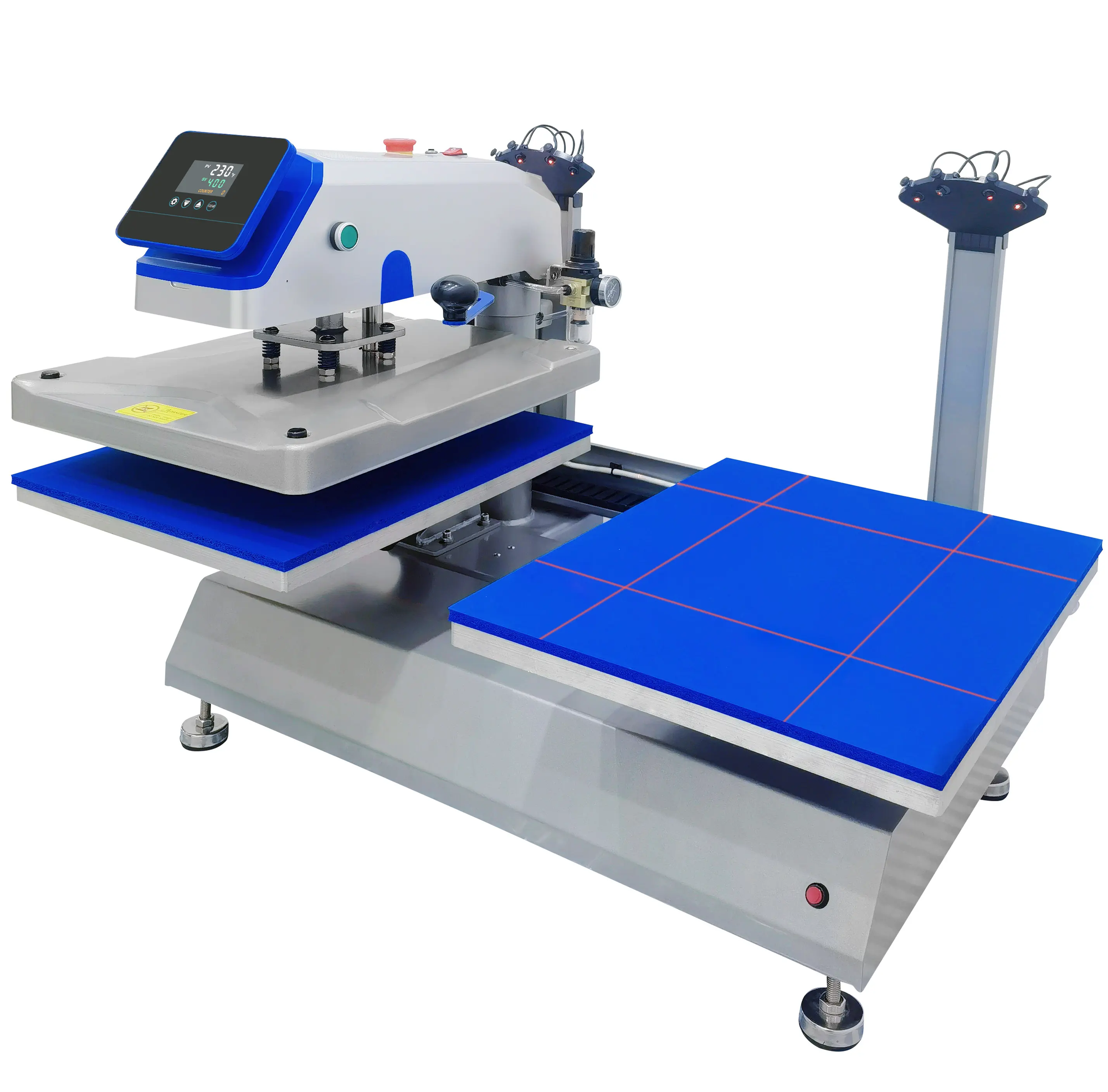 Heat Press 40x50cm Pneumatic Double Station | Automatic DTF & Sublimation Machine | DTF.UK Approved