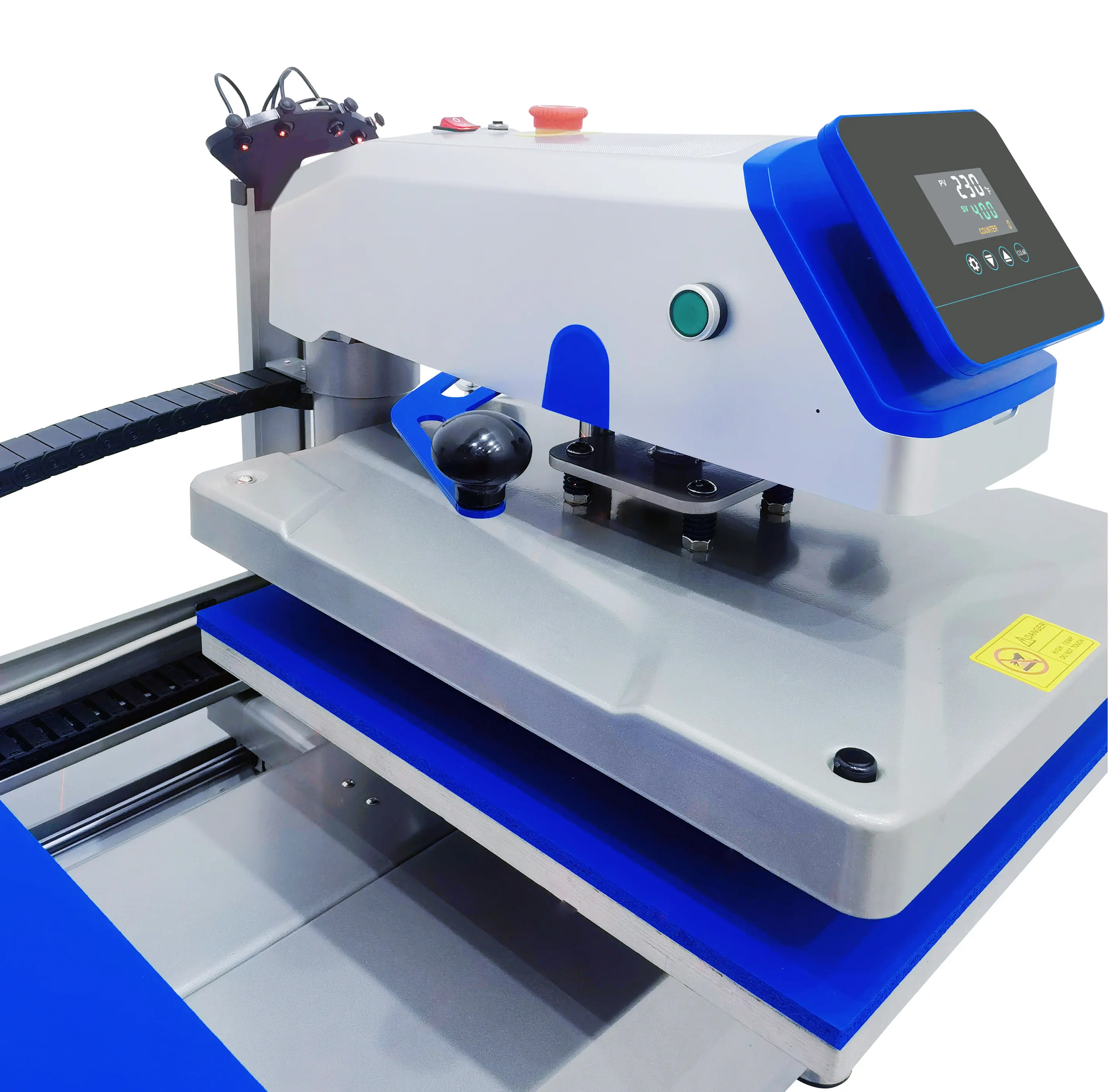 Heat Press 40x50cm Pneumatic Double Station | Automatic DTF & Sublimation Machine | DTF.UK Approved