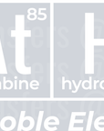 Father The Noble Element Fluorine Astabine Hydrogen Erbium White - Fathers Day