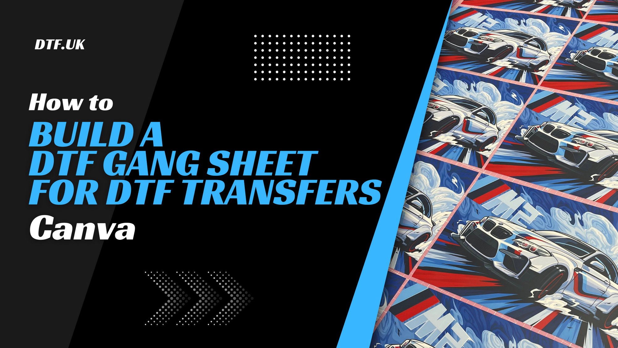 How to Build a DTF Gang Sheet in Canva: A Step-by-Step Guide for DTF Transfers UK