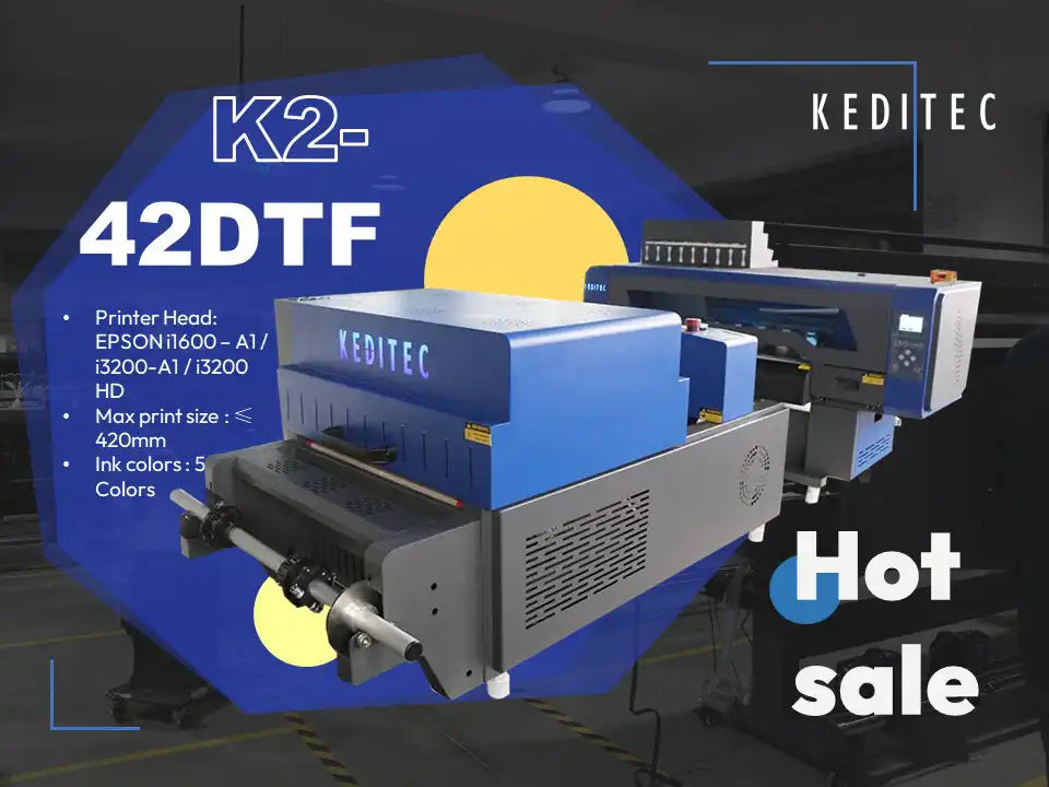 42cm DTF Printer 5 Colours | KEDITEC by DTF.UK