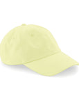 Low-profile 6-panel dad cap