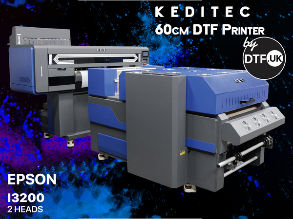 DTF Printer 60cm | 2 Print Heads i3200-A1 | 5 Colours | KEDITEC by DTF.UK