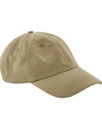 Low-profile 6-panel dad cap