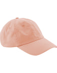 Low-profile 6-panel dad cap