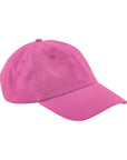 Low-profile 6-panel dad cap