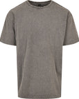 Acid washed heavy oversized tee