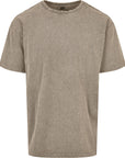 Acid washed heavy oversized tee