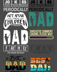 Best Seller Father's Day T-shirt Designs Premade DTF Gangsheet - DTF Bundle 3