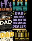 Best Seller Father's Day T-shirt Designs Premade DTF Gangsheet - DTF Bundle 1