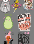 Best Seller Mothers's Day T-shirt Designs Premade DTF Gangsheet - DTF Bundle 1