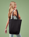 Recycled premium canvas ‘flat base’ shopper