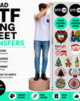 Upload DTF Gang Sheet Transfers