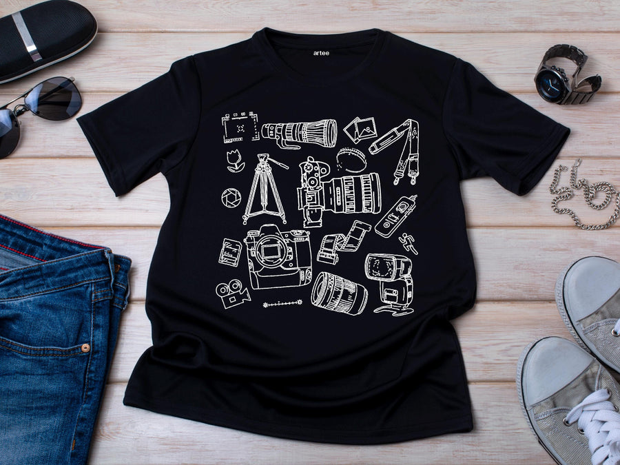 Photographer Shirt | Unique Gifts for Photography Enthusiasts, Travel Apparel & Accessories, Camera Lover Gift Ideas