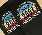 18th Birthday Socks: Awesome Since 2007, Funny Gift