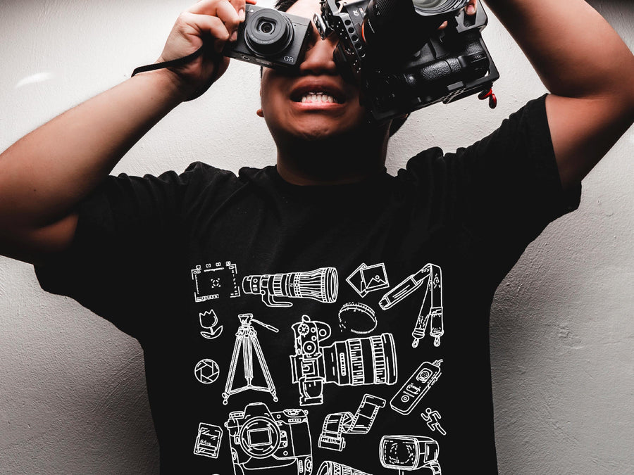 Photographer Shirt | Unique Gifts for Photography Enthusiasts, Travel Apparel & Accessories, Camera Lover Gift Ideas