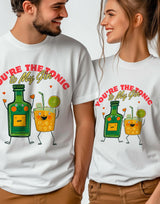 Matching Couple T-Shirts – Funny Gin and Tonic Valentines Gift