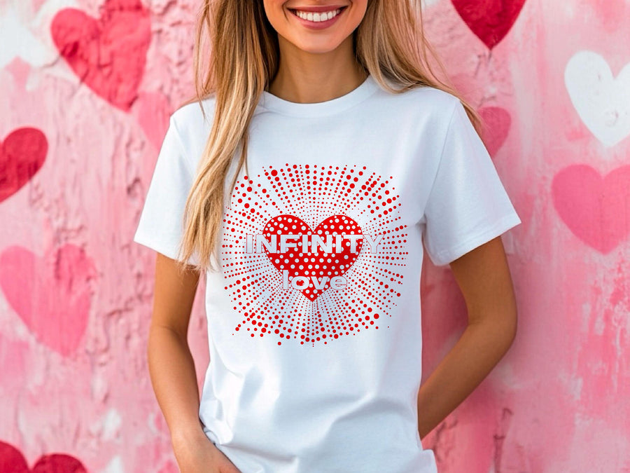 Polka Dot Heart T-Shirt – Yayoi Kusama Inspired Feminist Art