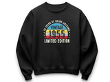 70th Birthday Sweatshirt for Men | Vintage 1955, Cozy Gift