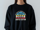 2007 18th Birthday Sweatshirt | Vintage Limited Edition Gift