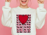 Lollipop Sweatshirt - Colorful Candy Heart, Cute Gift