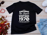 Vintage 1970 T-Shirt | 55th Birthday Gift for Men